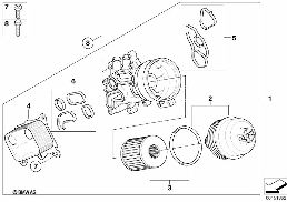 오일공급유닛-오일필터,열교환기 diagram for BMW MINI Clubman R55 Coop.S JCW