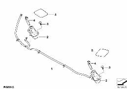 SINGLE PARTS FOR HEAD LAMP CLEANING diagram for BMW 1 Series E87 LCI 118d