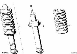 HD-SUSPENSION diagram for BMW 5 Series E12 520