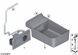 Montáž kompresoru a ozdobných panelů diagram for BMW Rolls-Royce Phantom RR1 Phantom