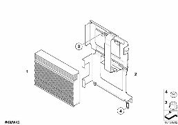 AMPLIFIER / BRACKET diagram for BMW Z4 E86 M3.2
