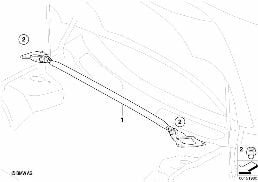 STRUT BRACE diagram for BMW MINI R56 LCI Cooper S