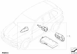 Eş zamanlı kilitleme diagram for BMW X5 E70 LCI 35dX