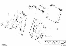 Elektronik, şanzıman kontrolü diagram for BMW MINI Cabrio R52 Cooper S