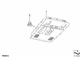 SWITCH UNIT ROOF diagram for BMW 1 Series E87 LCI 118d