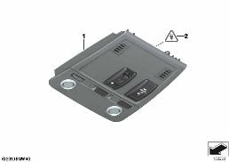 SWITCH UNIT ROOF diagram for BMW 3 Series E90 318d
