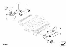 Odpowietrznik skrzyni korbowej diagram for BMW 7 Series E66 760Li