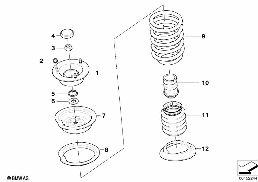 COIL SPRING/GUIDE SUPPORT/ATTACH.PARTS