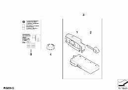 RADIO REMOTE CONTROL diagram for BMW 3 Series E92 325xi