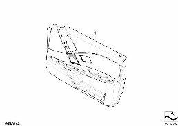 Обшивка двери Пд diagram for BMW 5 Series E60 530i