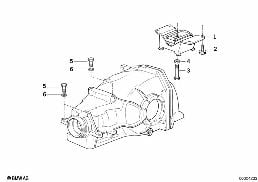 DIFFERENTIAL SUSPENSION diagram for BMW 5 Series E34 520i