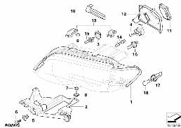 SINGLE COMPONENTS FOR HEADLIGHT diagram for BMW X5 E53 3.0d