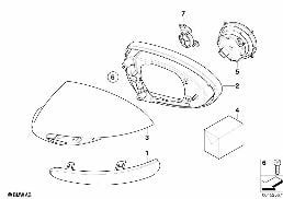 MOUNTING PARTS F M OUTSIDE MIRROR