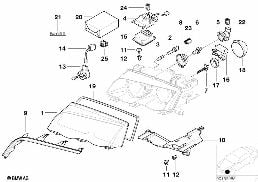 SINGLE PARTS, XENON HEADLIGHT diagram for BMW 3 Series E46 325Ci