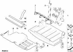 Conduite d'air diagram for BMW Z4 E85 2.5i