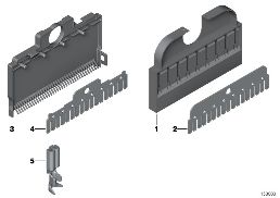 COMB TYPE CONNECTOR