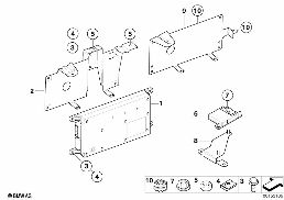 Piezas adic. SA 638 portamaletas diagram for BMW 7 Series E65 750i