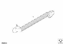 VARIOUS CABLE GROMMETS diagram for BMW 3 Series E92 320i