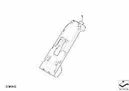 Naderh. inbouw univers. handsfree-syst. diagram for BMW 7 Series E66 750Li