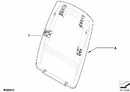 INDIVID. REAR PANEL BASIC /SPORTS SEAT diagram for BMW 3 Series E91 320d