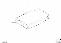 INDIVIDUAL ARMREST, REAR diagram for BMW 3 Series E91 320d