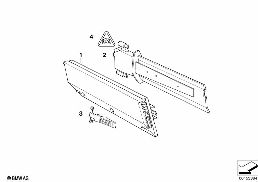 Steuergerät Klimaanlage/Endschalter diagram for BMW 7 Series E32 750iL