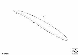ARMREST, REAR diagram for BMW 3 Series E93 335i