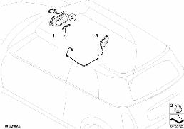 AIRBAG diagram for BMW MINI Cabrio R52 Cooper