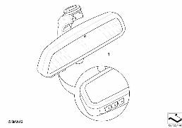 RETROFIT: COMPASS/REMOTE CONTROL diagram for BMW 5 Series E60 LCI 520d