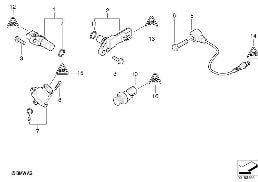 Czujniki diagram for BMW MINI R50 Cooper