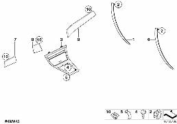 Wer. dr. szlach. topolowy rys. słojów diagram for BMW X3 E83 LCI 2.0d