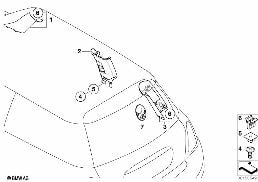 Obudowa słupka A / B / D, wewn. diagram for BMW MINI R50 Cooper