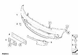 TRIM COVER, FRONT