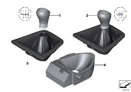 GEAR SHIFT KNOBS/SHIFT LEVER COVERINGS