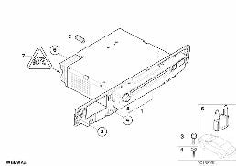 Kontroler systemów audio CD diagram for BMW 7 Series E65 745i