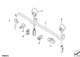 SINGLE PARTS FOR WINDSHIELD CLEANING diagram for BMW 3 Series E92 320i
