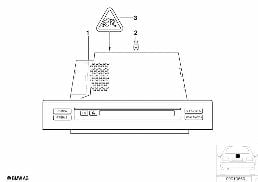 Radio BMW Business CD diagram for BMW 5 Series E39 525td
