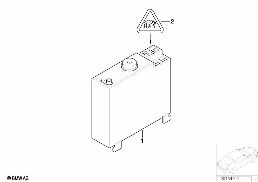 ON BOARD MONITOR RADIO diagram for BMW X5 E53 4.8is