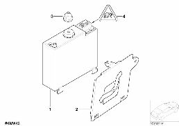 Moniteur de bord-Radio Professional diagram for BMW 5 Series E39 525td