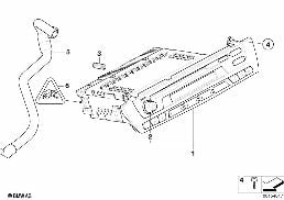 Rádio BMW Basic CD diagram for BMW X3 E83 2.0i
