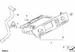 RADIO BMW NAVIGATION diagram for BMW Z4 E86 M3.2
