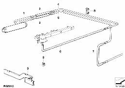 FUEL COOLING SYSTEM diagram for BMW 3 Series E30 320i