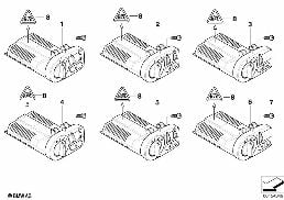 SWITCH UNIT, LIGHT diagram for BMW Z4 E85 3.0si