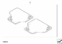 Automatten lamsvel diagram for BMW 7 Series E66 750Li