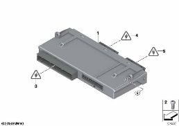 CONTROL UNIT JUNCTIONBOX ELEKTRONIK diagram for BMW 3 Series E90 318d