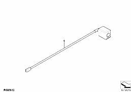 OUTSIDE REARVIEW MIRROR CAMERA diagram for BMW X6 E71 35iX