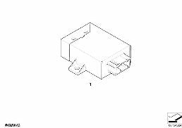 VIDEO MULTIPLEXER diagram for BMW X6 E71 35iX