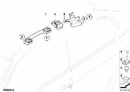 HANDLE diagram for BMW 3 Series E92 LCI 328xi