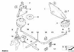 ENGINE SUSPENSION diagram for BMW X3 E83 LCI 3.0d