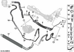 POWER STEERING/OIL PIPE/ACTIVE STEERING